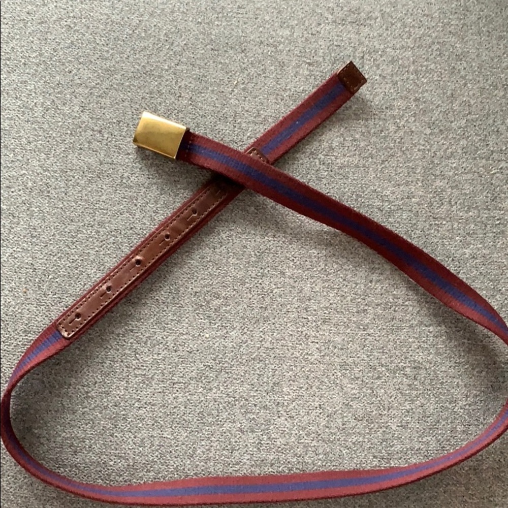 JCREW - Woven with leather details belt